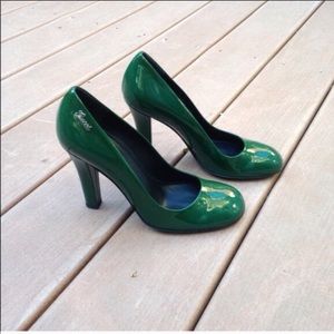 Green Gucci Heels